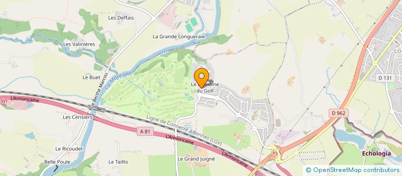 localisation de l'entreprise GAMME 53 à CHANGE