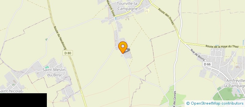 localisation de l'entreprise GAMME BOIS à TOURVILLE-LA-CAMPAGNE