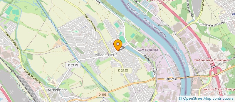 localisation de l'entreprise GAMME, GRACE A L'ANIMAL MEDIATEUR MIEUX EXISTER  VILLAGE-NEUF