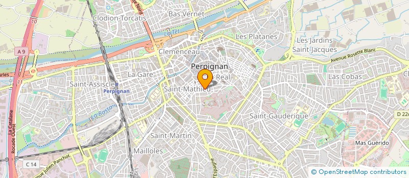 localisation de l'entreprise GAMME VERTE  PERPIGNAN