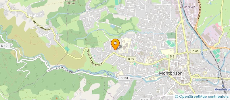 localisation de l'entreprise GAMMES SONS  MONTBRISON