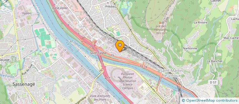 localisation de l'entreprise GAMMIBAT  SAINT-MARTIN-LE-VINOUX