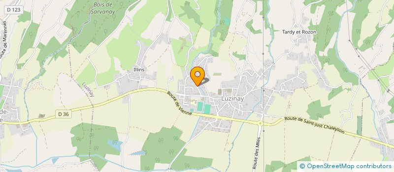 localisation de l'entreprise GAMOBE17  LUZINAY