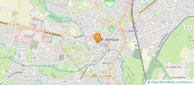 localisation de l'entreprise GAMOJI à ALENCON