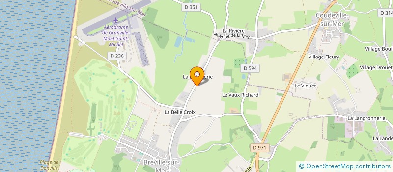 localisation de l'entreprise GAMOMA  BREVILLE-SUR-MER