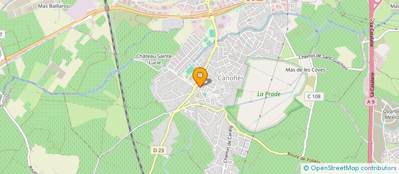 localisation de l'entreprise GAMON  CANOHES