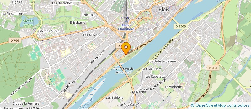 localisation de l'entreprise GAMORE  BLOIS