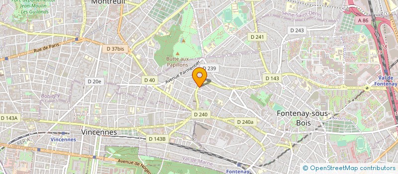 localisation de l'entreprise GAMOS LOCATION à FONTENAY-SOUS-BOIS