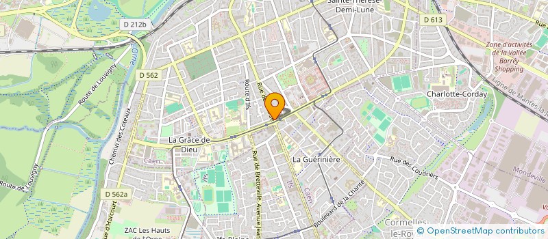 localisation de l'entreprise GAMOSS'PRODUCTIONS à CAEN