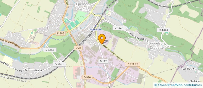 localisation de l'entreprise GAMOWEB à EPERNON