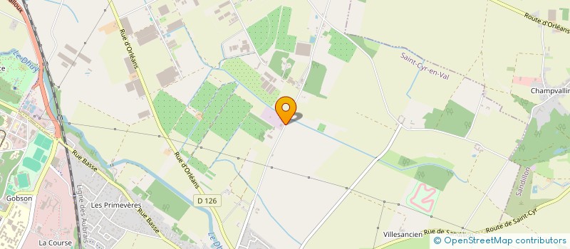 localisation de l'entreprise GAMPACK à SAINT-CYR-EN-VAL
