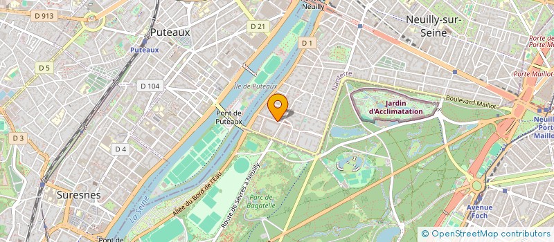 localisation de l'entreprise GAMPEL INVEST à NEUILLY-SUR-SEINE