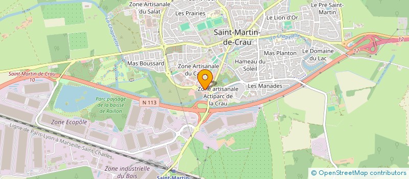 localisation de l'entreprise GAMPP à SAINT-MARTIN-DE-CRAU