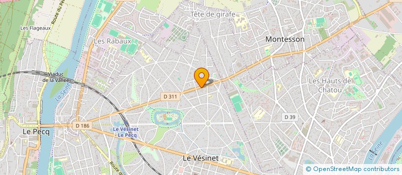 localisation de l'entreprise GAMRATI  LE VESINET