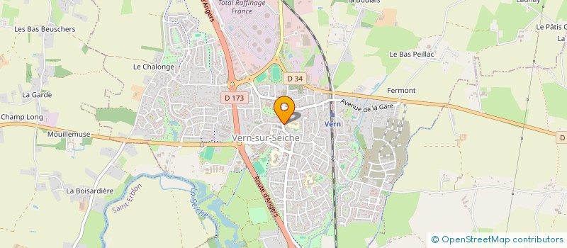localisation de l'entreprise GAMS à VERN-SUR-SEICHE
