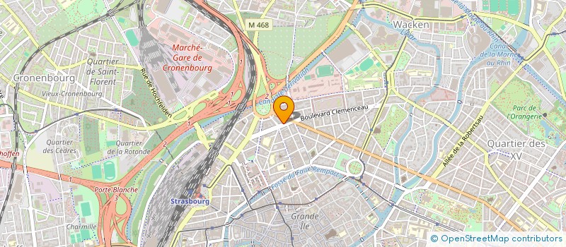 localisation de l'entreprise GAMS  STRASBOURG