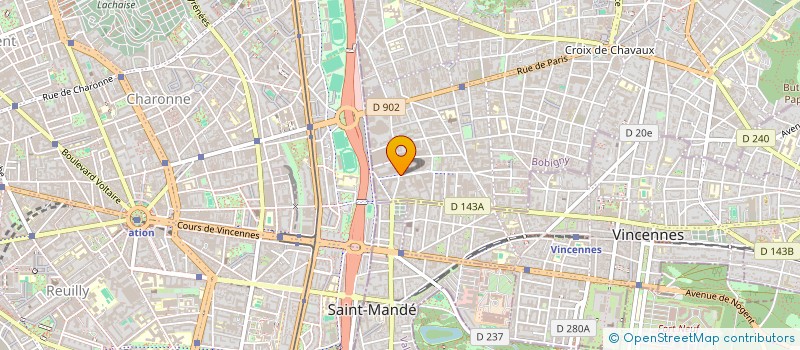 localisation de l'entreprise GAMSA à MONTREUIL