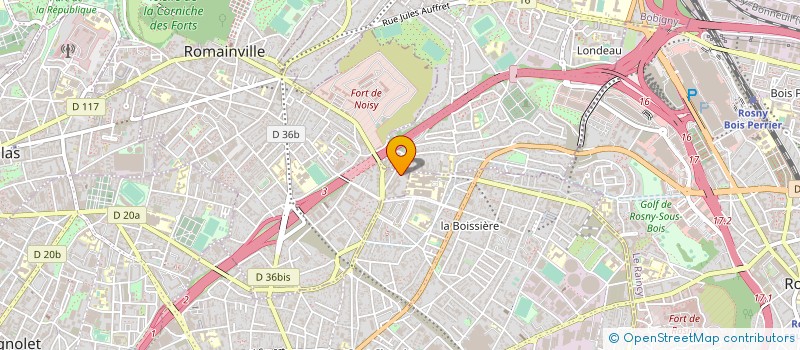 localisation de l'entreprise GAMTHETY CONSULTING à ROMAINVILLE