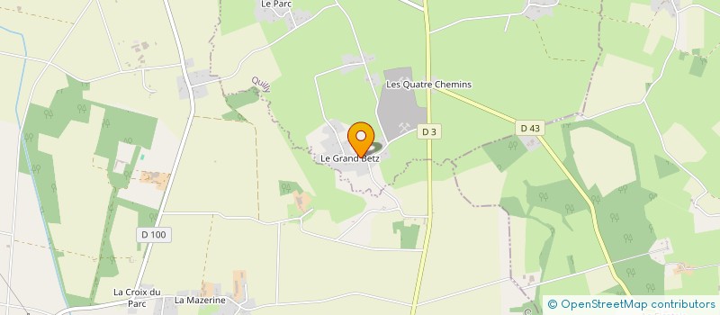 localisation de l'entreprise GAMY  QUILLY