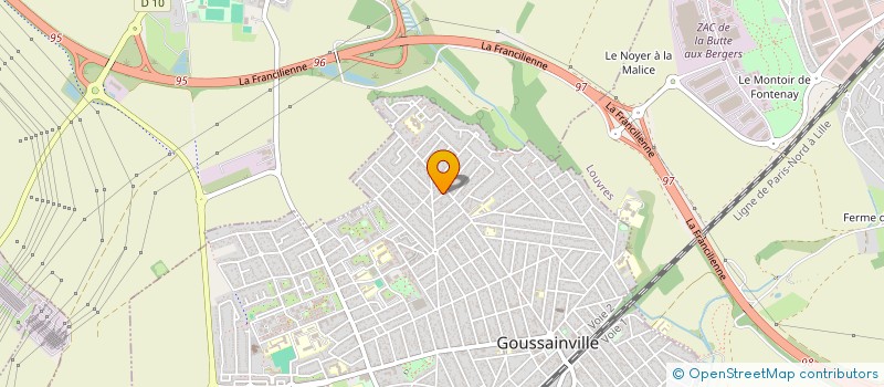localisation de l'entreprise GAMYSTANER INVESTISSEMENTS SCI  GOUSSAINVILLE