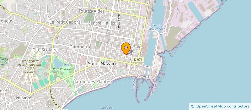 localisation de l'entreprise GAN ASSURANCES à SAINT-NAZAIRE