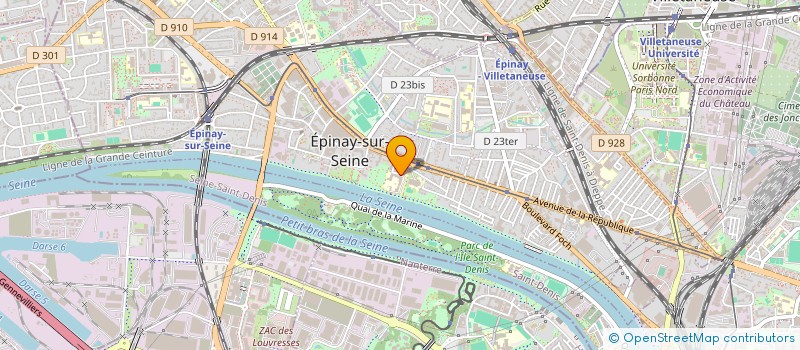 localisation de l'entreprise GAN BATIMENT à EPINAY-SUR-SEINE