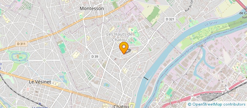 localisation de l'entreprise GAN EDEN 16  CHATOU