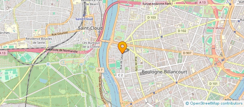 localisation de l'entreprise GAN EDEN  BOULOGNE-BILLANCOURT