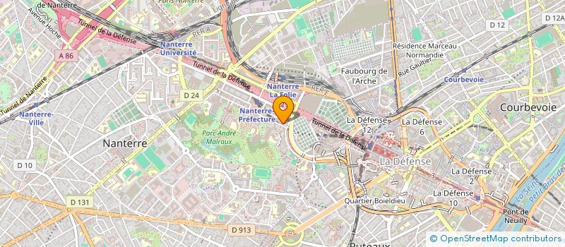 localisation de l'entreprise GAN FONCIER II  NANTERRE