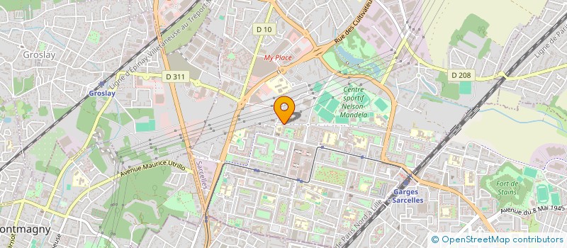 localisation de l'entreprise GAN HAREDI à SARCELLES