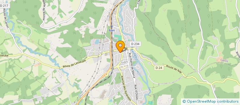 localisation de l'entreprise GAN-PYRENEES  GAN