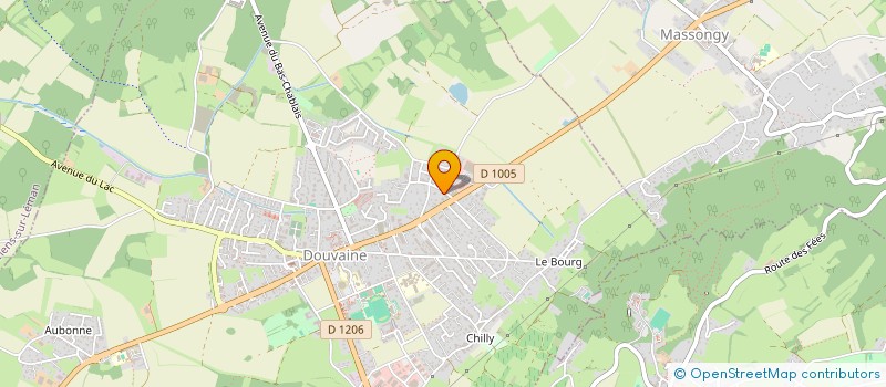 localisation de l'entreprise GANA  DOUVAINE