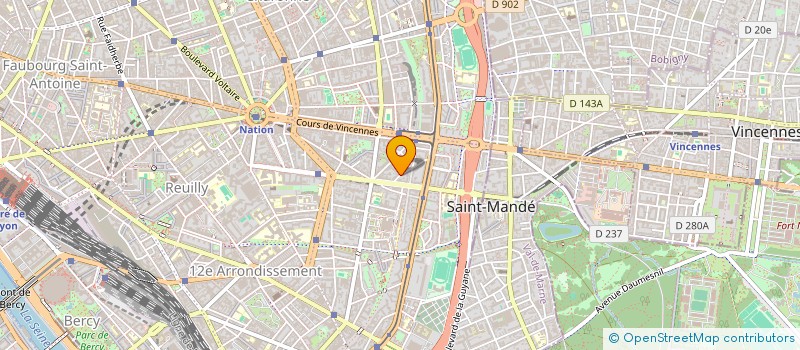 localisation de l'entreprise GANA  PARIS