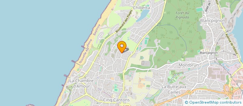 localisation de l'entreprise GANA HORSE à ANGLET