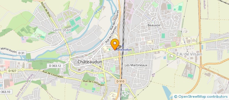 localisation de l'entreprise GANAC à CHATEAUDUN