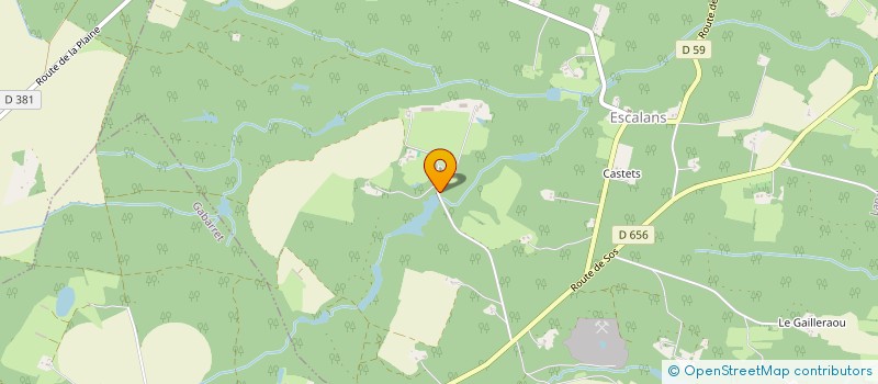 localisation de l'entreprise GANADERIA DE GASCOGNE  ESCALANS