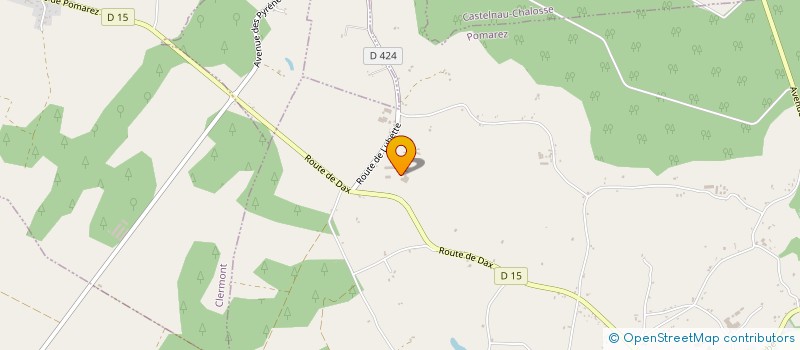 localisation de l'entreprise GANADERIA DE SOUSSOTTE  POMAREZ