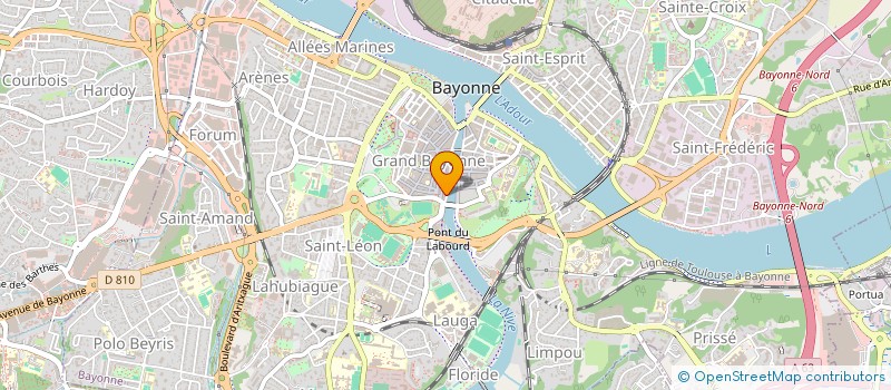localisation de l'entreprise GANADOR à BAYONNE