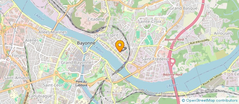 localisation de l'entreprise GANAKINE à BAYONNE