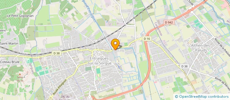 localisation de l'entreprise GANALI ASSURANCE  ENTRAIGUES-SUR-LA-SORGUE