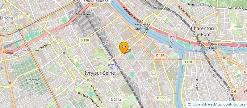 localisation de l'entreprise GANAM EVENT PRODUCTION  IVRY-SUR-SEINE