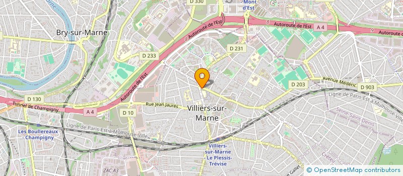localisation de l'entreprise GANAPATHY CASH ET CARRY à VILLIERS-SUR-MARNE