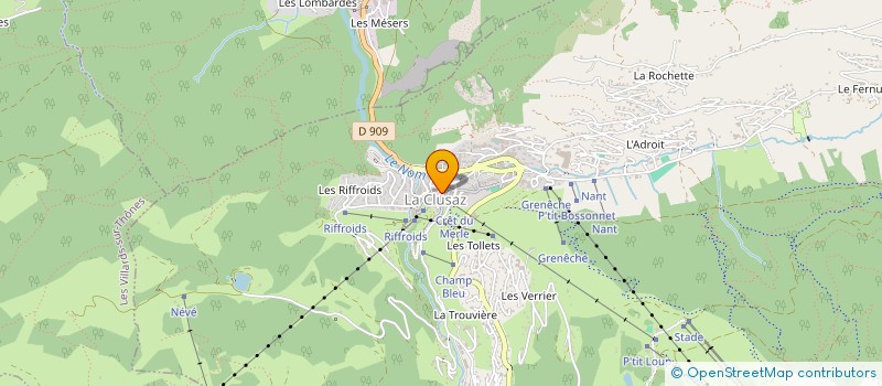 localisation de l'entreprise GANASSALI & TO à LA CLUSAZ