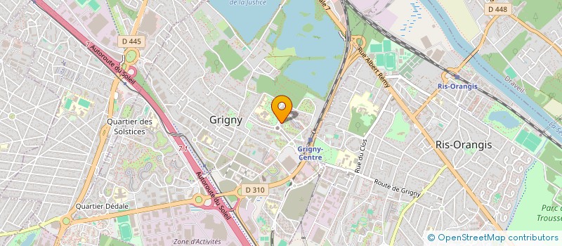 localisation de l'entreprise GANATA  GRIGNY