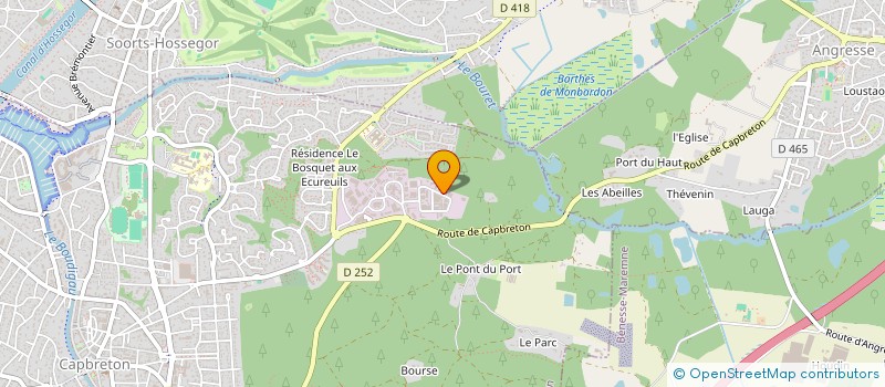 localisation de l'entreprise GANATHYA à CAPBRETON