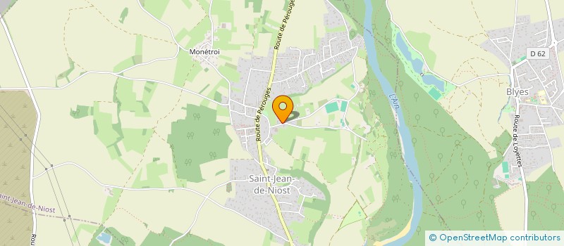 localisation de l'entreprise GANAU AUTOMOBILES SPORTIVES GARAGE  SAINT-JEAN-DE-NIOST