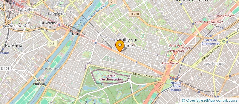 localisation de l'entreprise GANAXA à NEUILLY-SUR-SEINE