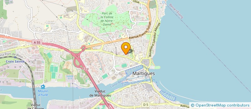 localisation de l'entreprise GANAYE IN STOCK à MARTIGUES