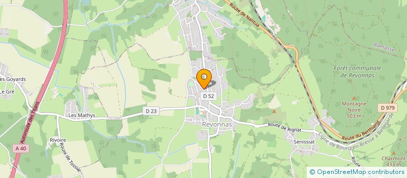 localisation de l'entreprise GANBEI  REVONNAS