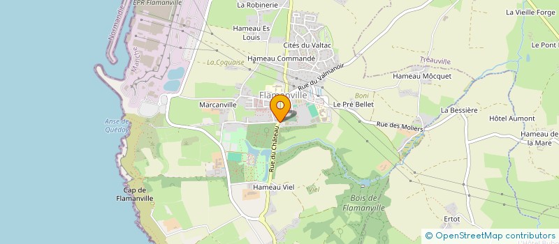 localisation de l'entreprise GANCEL-MAIGNAN  FLAMANVILLE